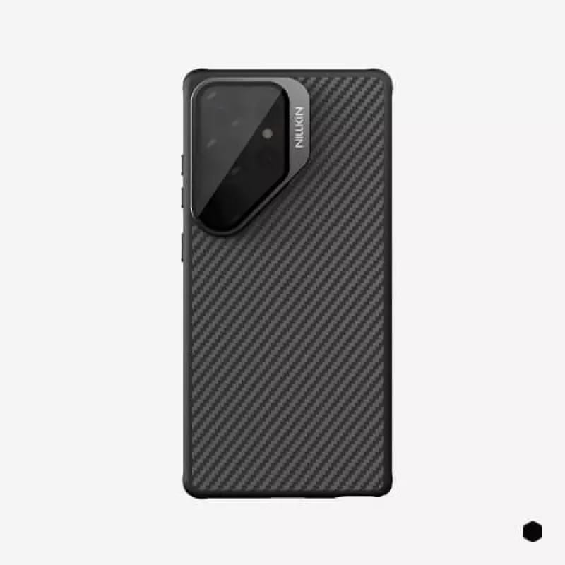 Samsung Galaxy S25 Ultra - NILLKIN CarboProp Magnetic Case Transparent Lens Black — estuche
