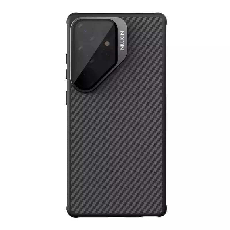 Samsung Galaxy S25 Ultra - NILLKIN CarboProp Magnetic Case Transparent Lens Black — estuche (foto 2 de 5)