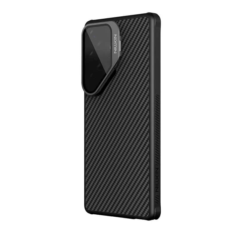Samsung Galaxy S25 Ultra - NILLKIN CarboProp Magnetic Case Transparent Lens Black — estuche (foto 5 de 5)