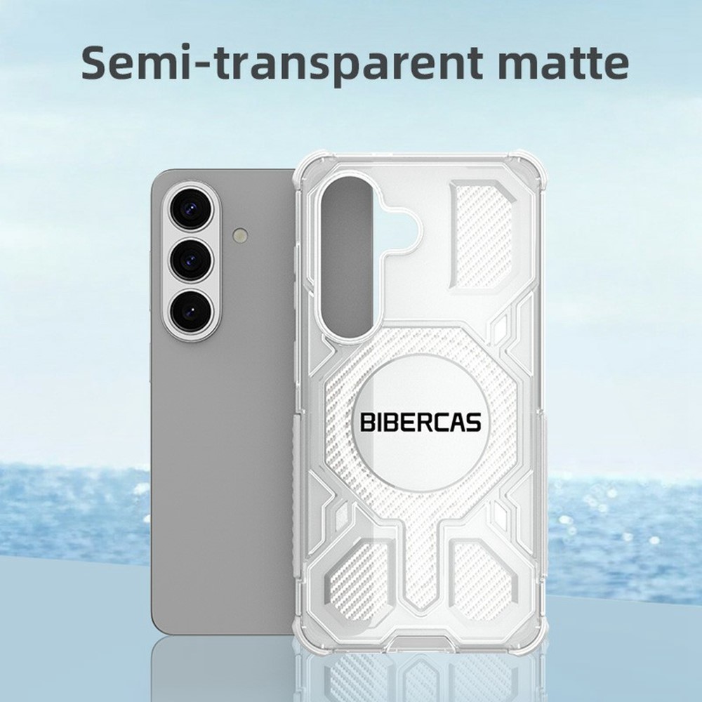 Samsung Galaxy S26 - BIBERCAS Transparent Series Cover Black — estuche (foto 5 de 14)