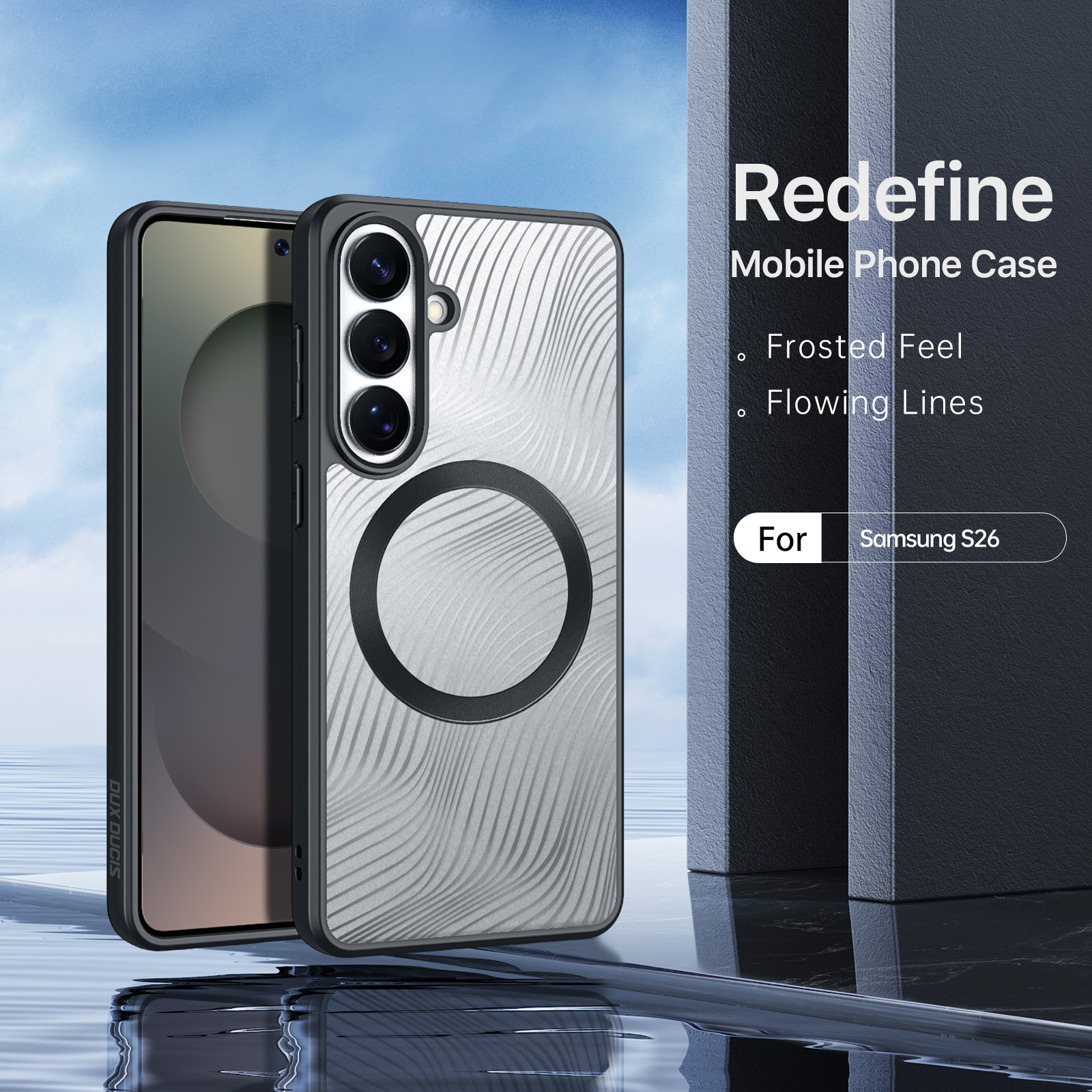Samsung Galaxy S26 - DUX DUCIS Aimo Series Black — estuche (foto 5 de 22)