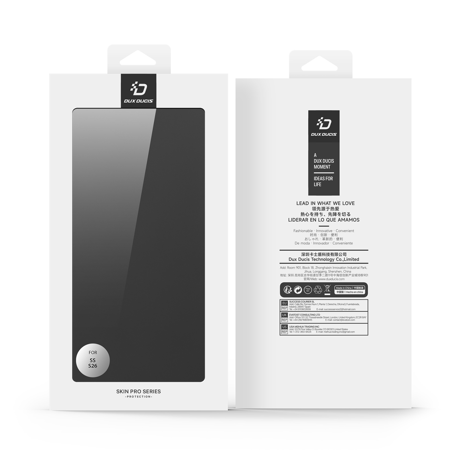 Samsung Galaxy S26 - DUX DUCIS Skin Pro Series Leather Black — estuche (foto 10 de 20)
