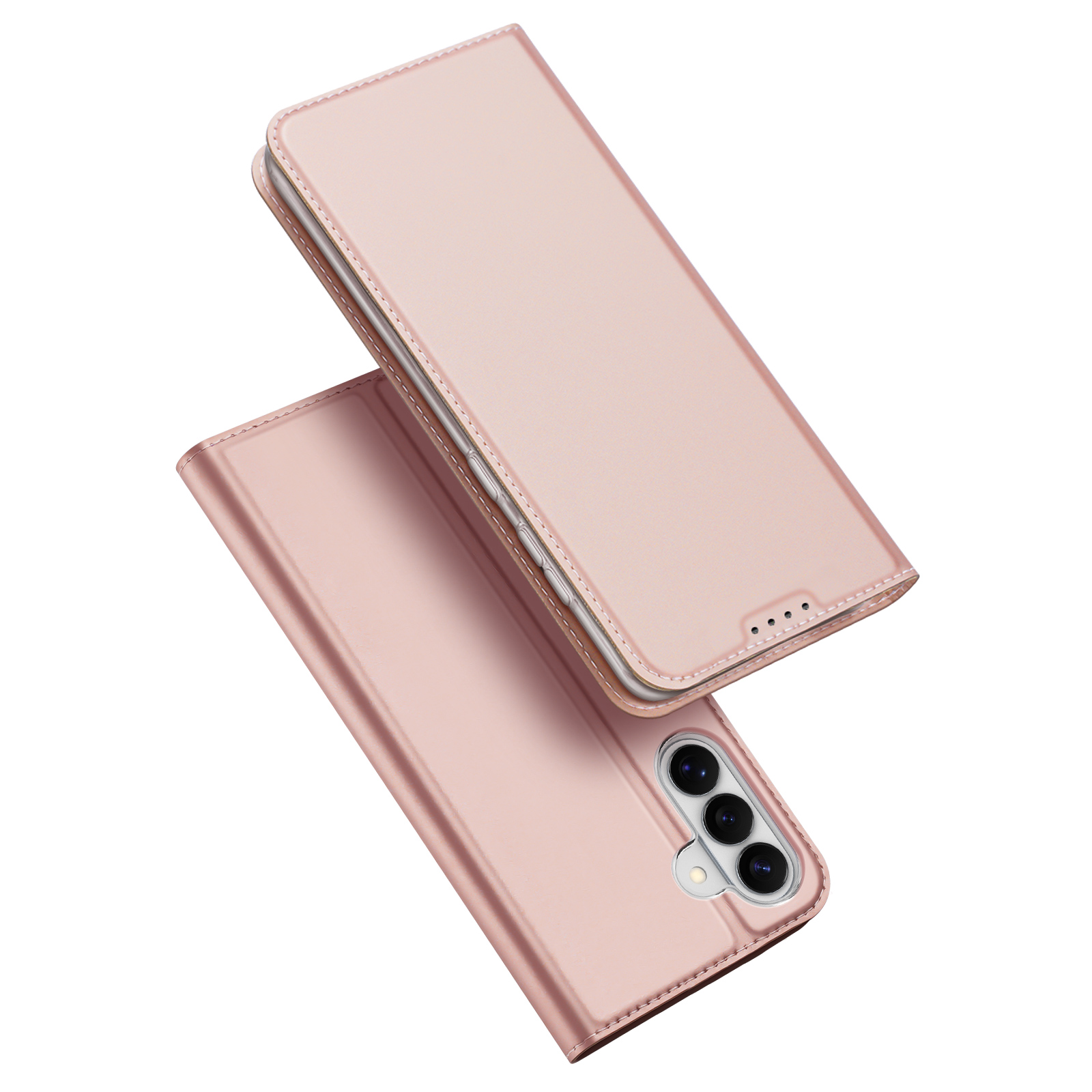 Samsung Galaxy S26 - DUX DUCIS Skin Pro Series Leather Pink — estuche