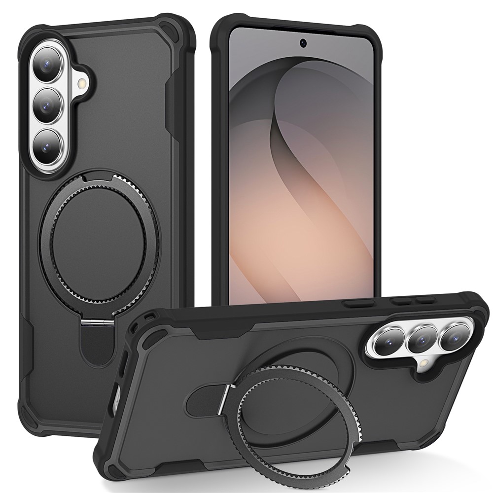 Samsung Galaxy S26 - Shockproof Kickstand Black — estuche