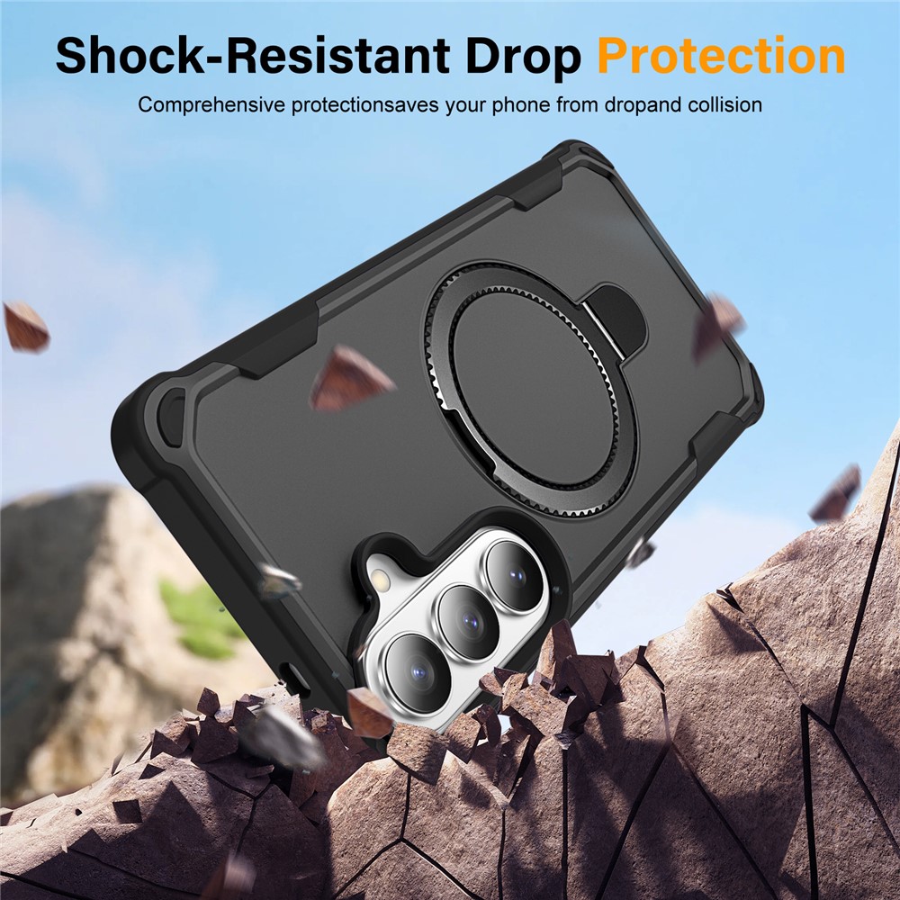 Samsung Galaxy S26 - Shockproof Kickstand Black — estuche (foto 2 de 16)