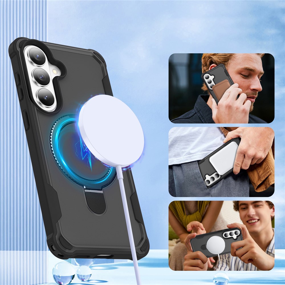 Samsung Galaxy S26 - Shockproof Kickstand Black — estuche (foto 5 de 16)