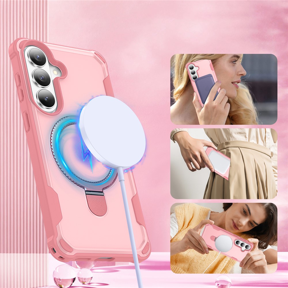 Samsung Galaxy S26 - Shockproof Kickstand Pink — estuche (foto 5 de 16)