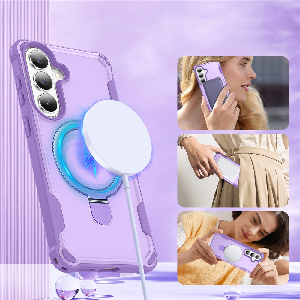 Samsung Galaxy S26 - Shockproof Kickstand Purple — estuche (foto 5 de 16)