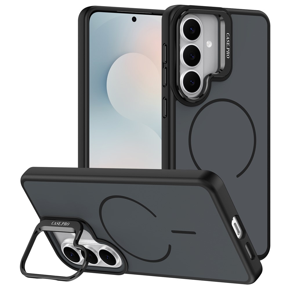 Samsung Galaxy S26 - Skin-Touch With Foldable Kickstand Desert Black — estuche