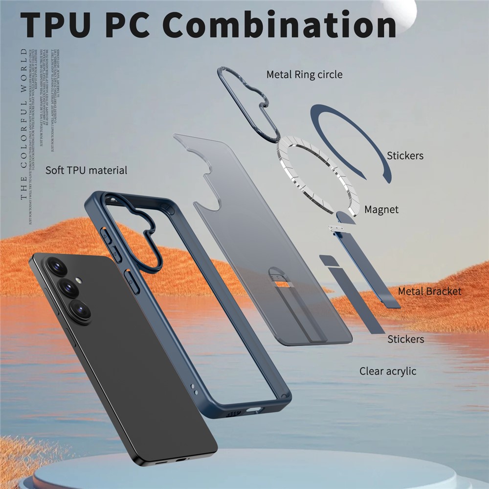 Samsung Galaxy S26 - TPU Acrylic Blue — estuche (foto 6 de 12)