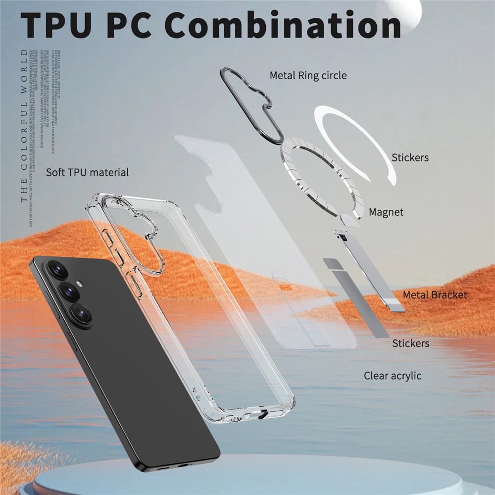 Samsung Galaxy S26 - TPU Acrylic Transparent — estuche (foto 6 de 12)