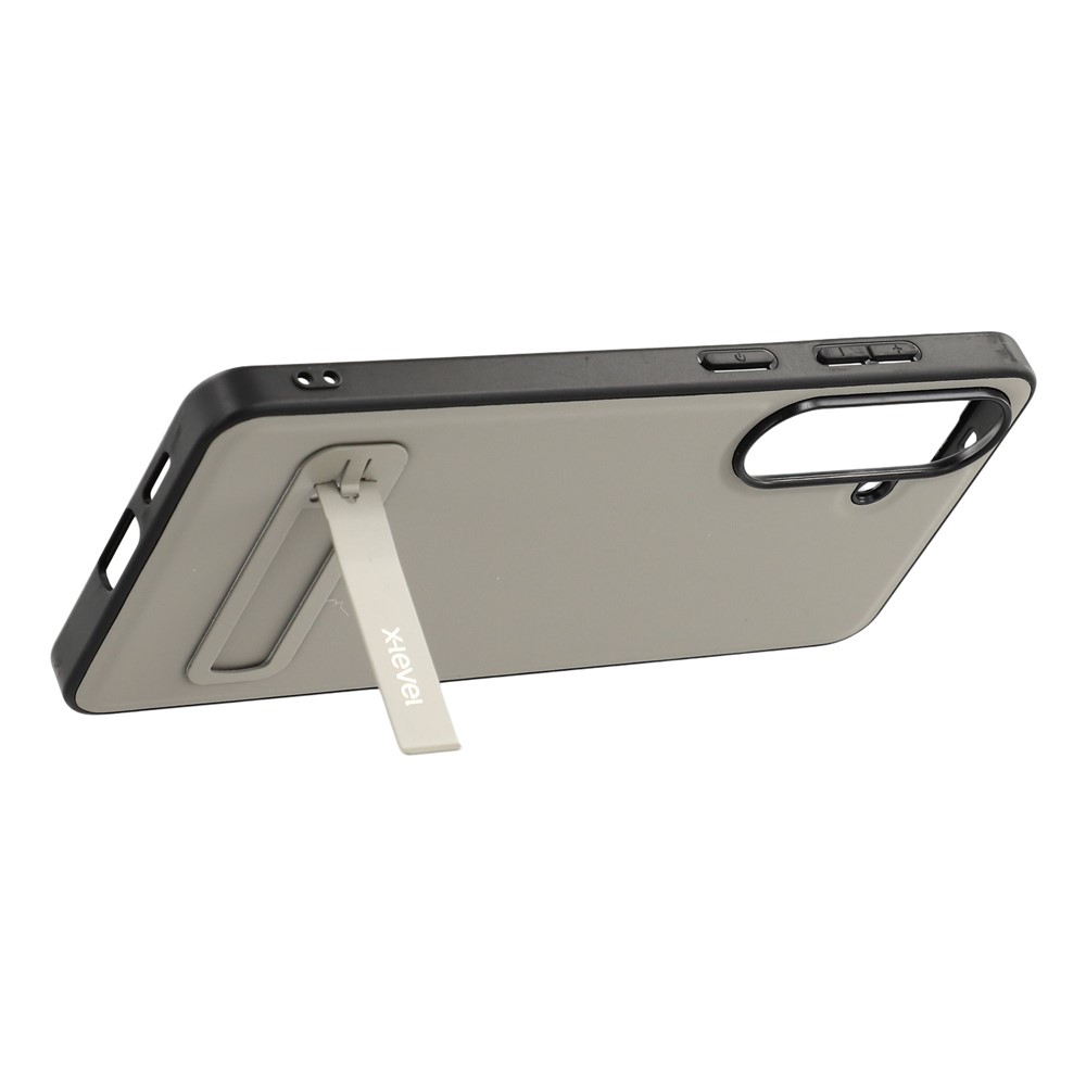 Samsung Galaxy S26 - X-LEVEL Leather Coated Grey — estuche (foto 3 de 12)