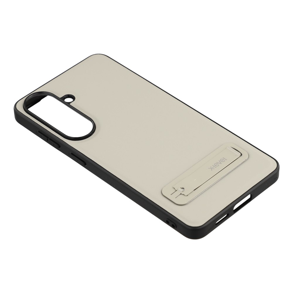 Samsung Galaxy S26 - X-LEVEL Leather Coated Grey — estuche (foto 4 de 12)