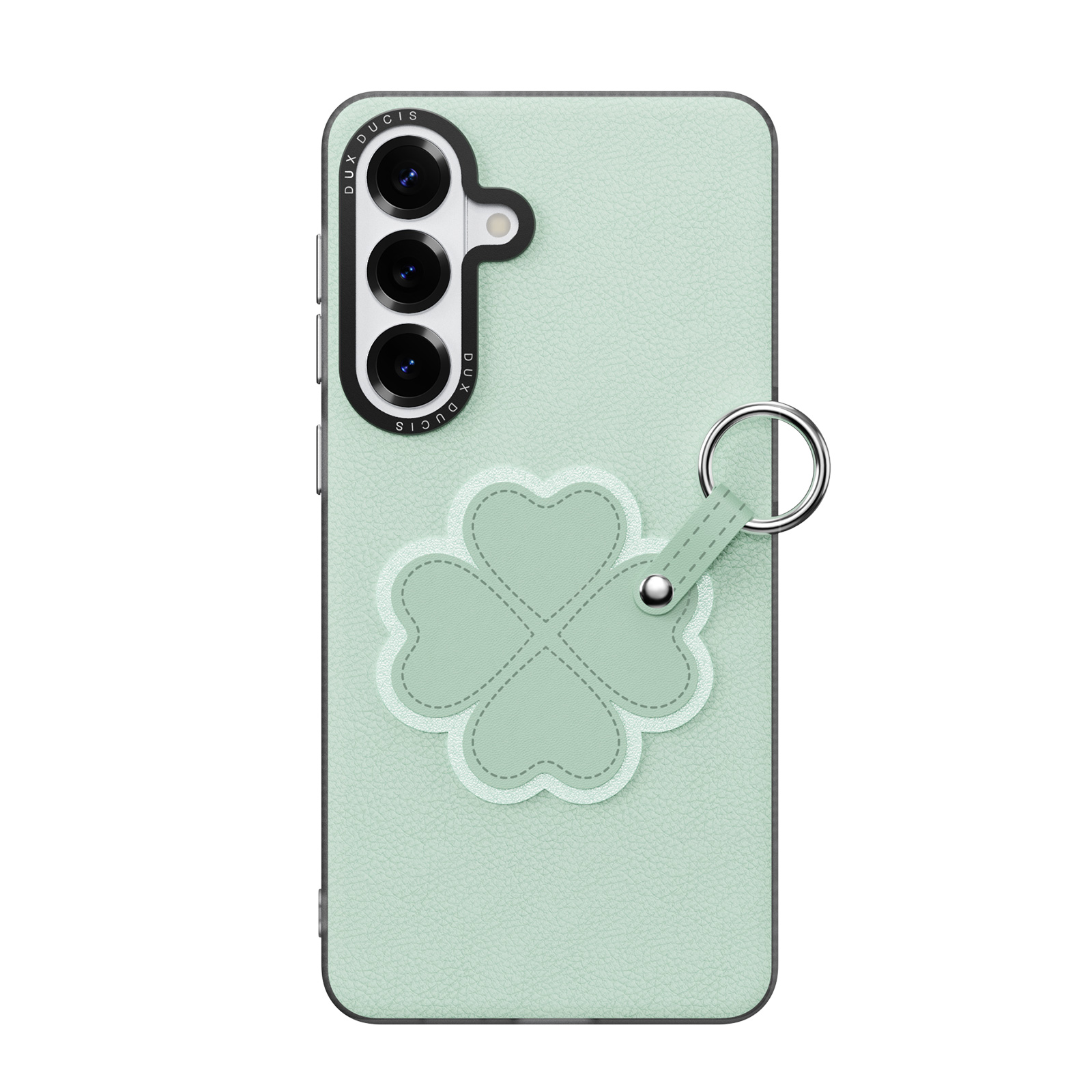 Samsung Galaxy S26 Plus - DUX DUCIS Luvy Series Green Clover — estuche (foto 5 de 24)