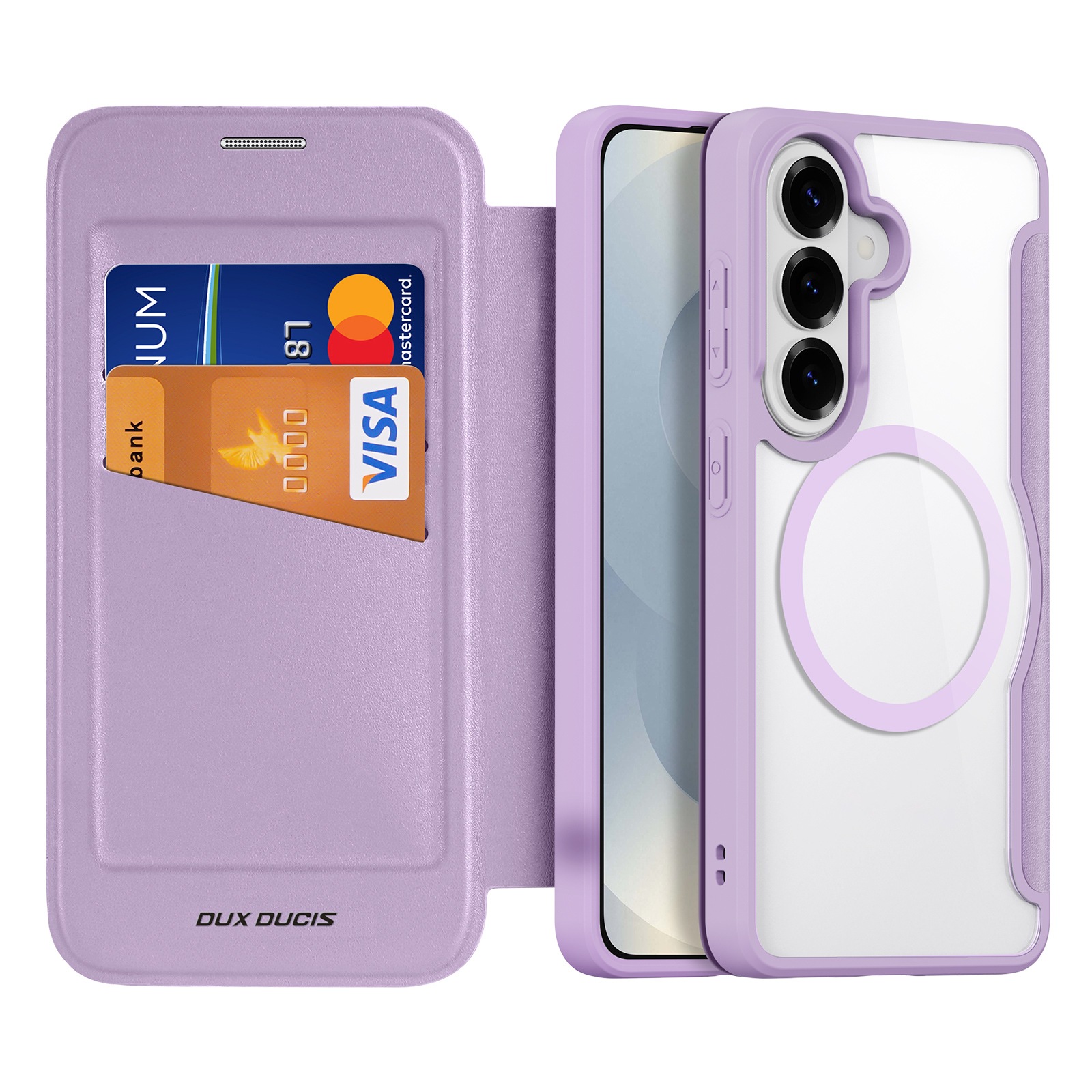 Samsung Galaxy S26 Plus - DUX DUCIS Skin X Pro With MagSafe Purple — estuche (foto 5 de 24)