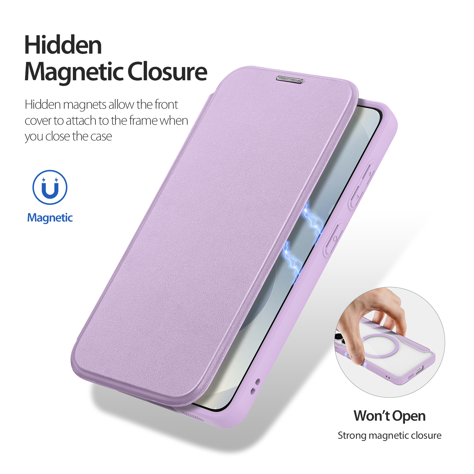 Samsung Galaxy S26 Plus - DUX DUCIS Skin X Pro With MagSafe Purple — estuche (foto 9 de 24)