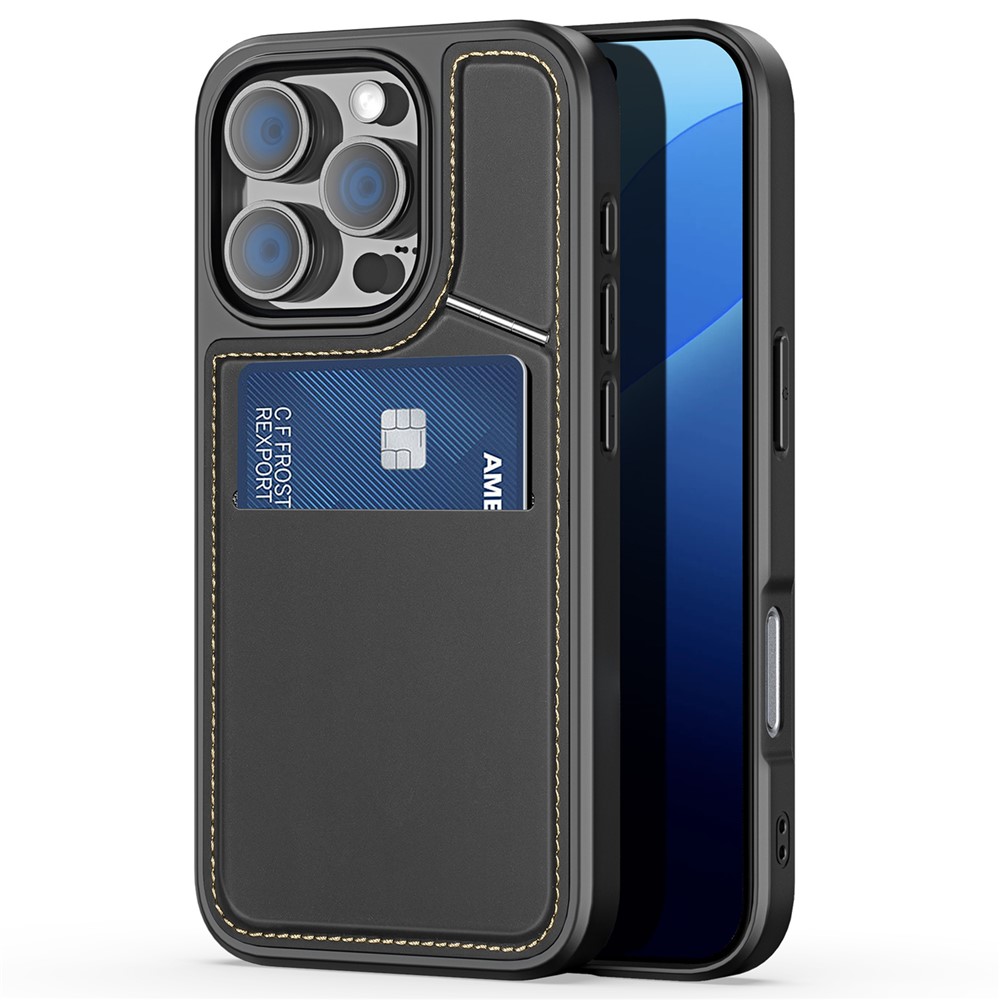 iPhone 16 Pro Max - DUX DUCIS Rafi Series Magnetic Black — estuche