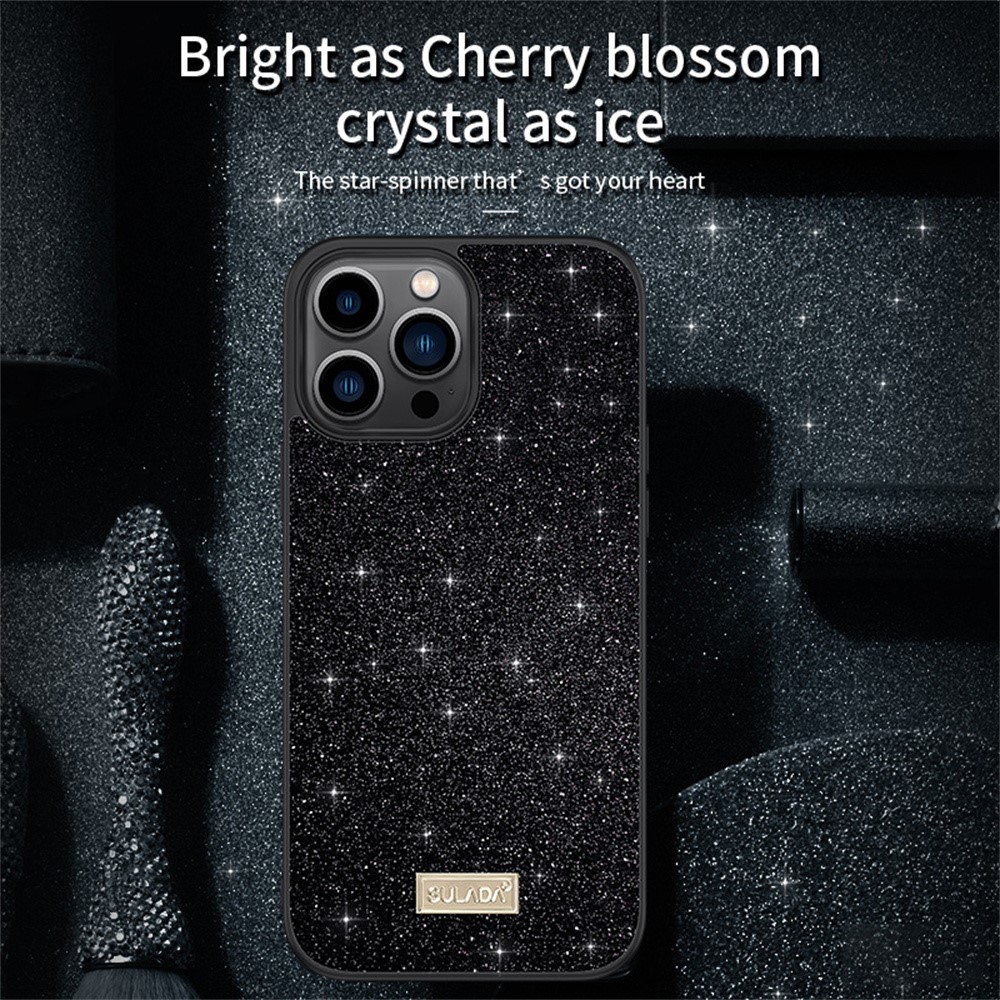 iPhone 16 Pro Max - SULADA Glitter Black — estuche (foto 5 de 5)