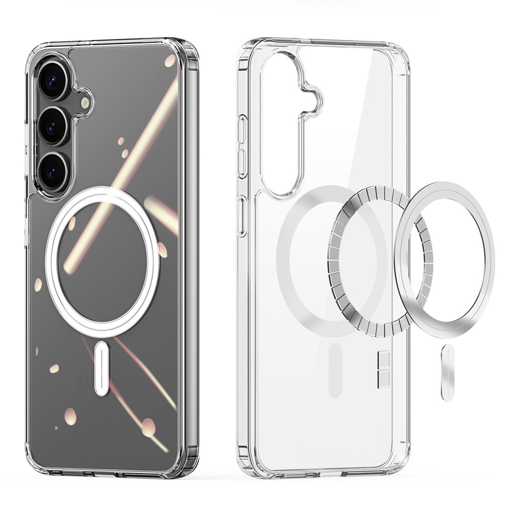 Samsung Galaxy S25 Plus - DUX DUCIS Clear Case With Magsafe Transparent — estuche (foto 3 de 5)
