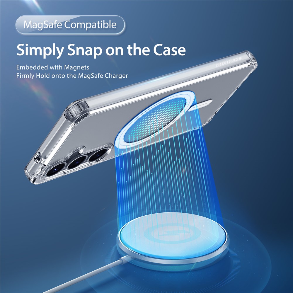 Samsung Galaxy S25 Plus - DUX DUCIS Clear Case With Magsafe Transparent — estuche (foto 2 de 5)