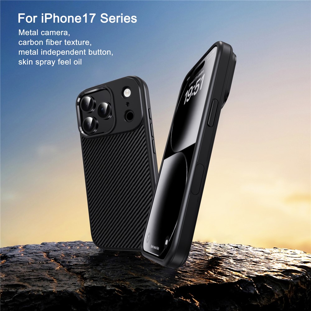 iPhone 17 Pro - IPAKY Metal Lens Shockproof Grey — estuche (foto 3 de 5)