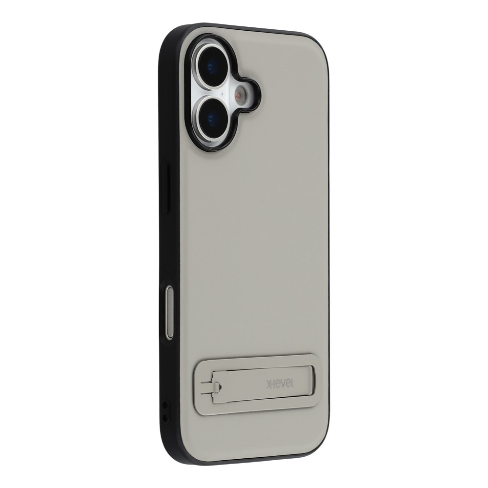 iPhone 17 - X-LEVEL Leather Coated Grey