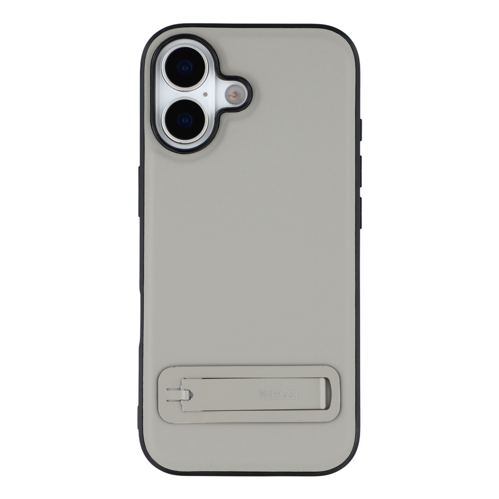 iPhone 17 - X-LEVEL Leather Coated Grey — estuche (foto 3 de 5)