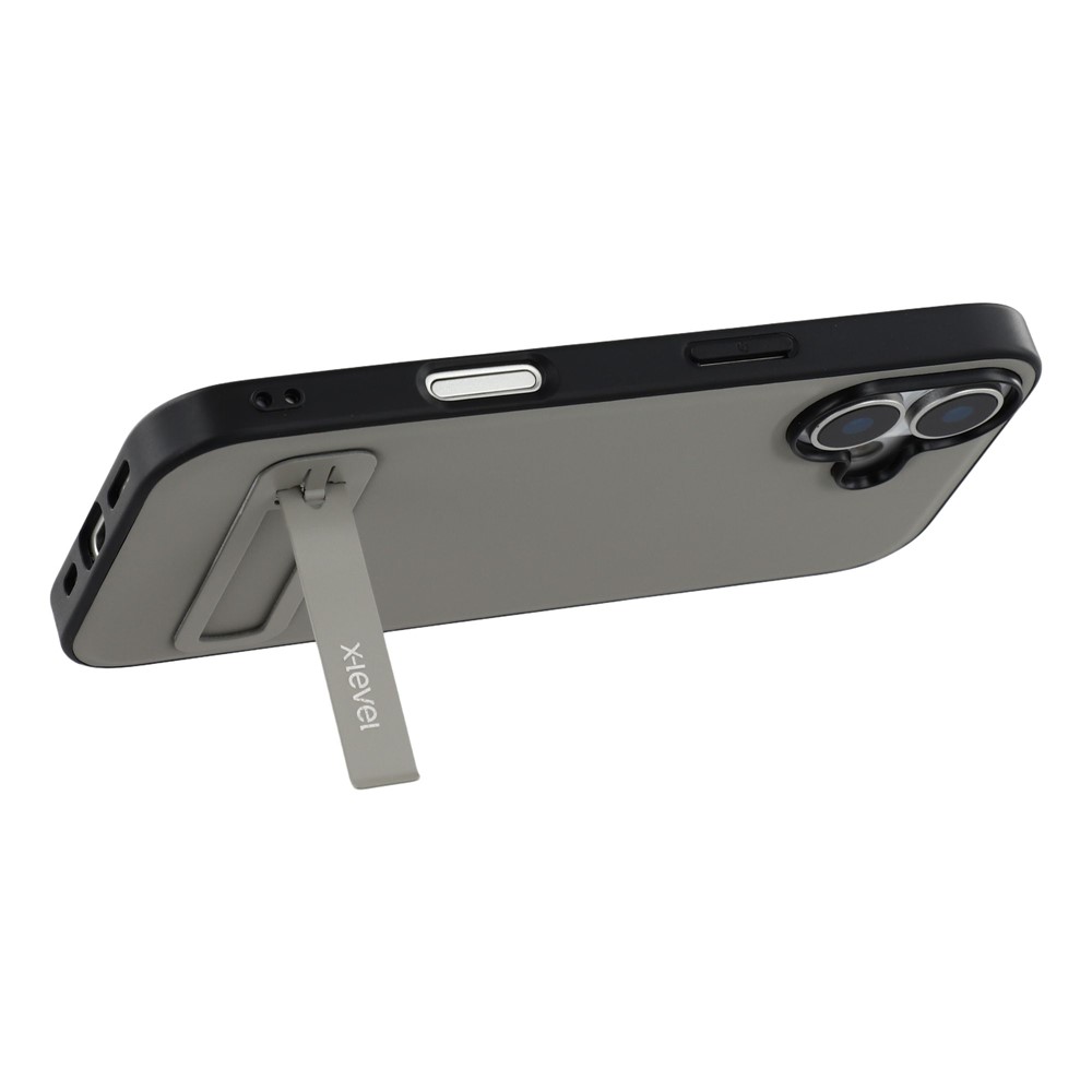 iPhone 17 - X-LEVEL Leather Coated Grey — estuche (foto 4 de 5)