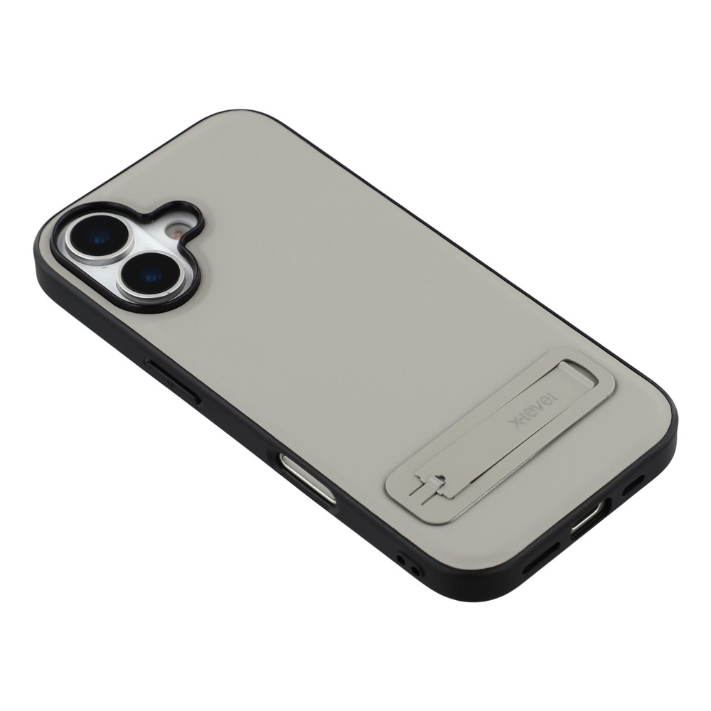 iPhone 17 - X-LEVEL Leather Coated Grey — estuche (foto 5 de 5)