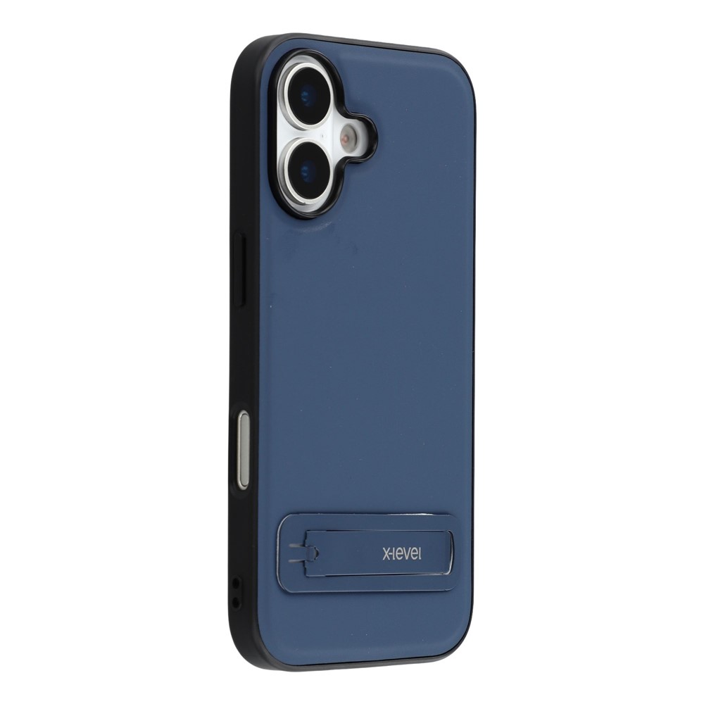 iPhone 17 - X-LEVEL Leather Coated Blue — estuche