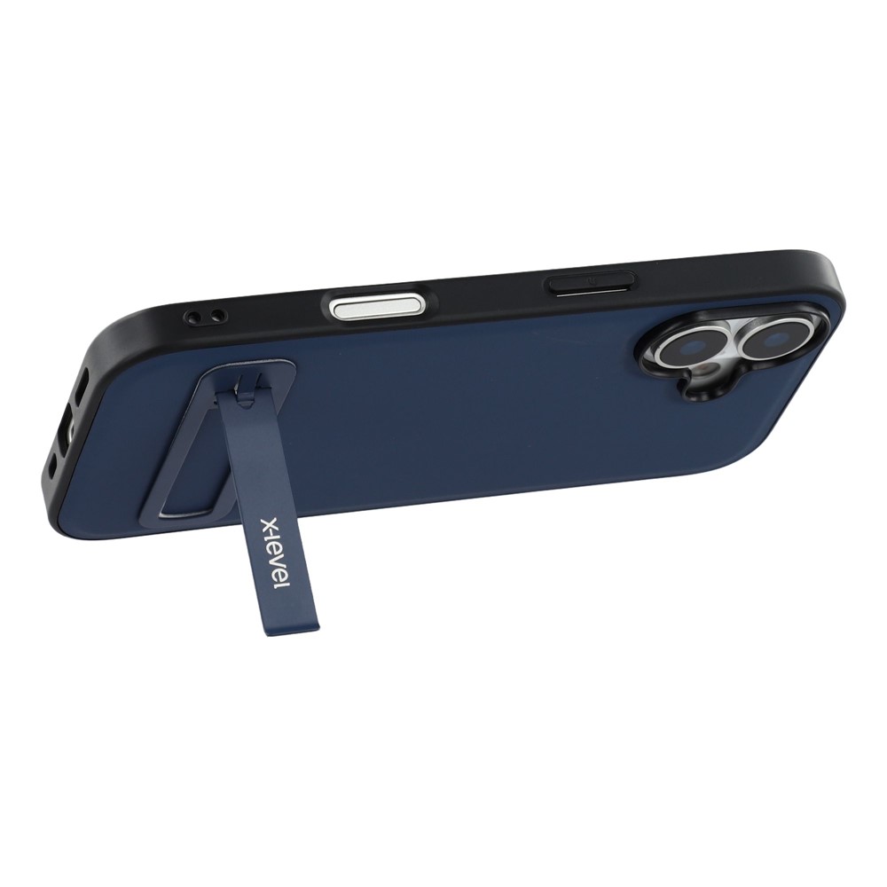 iPhone 17 - X-LEVEL Leather Coated Blue — estuche (foto 4 de 5)