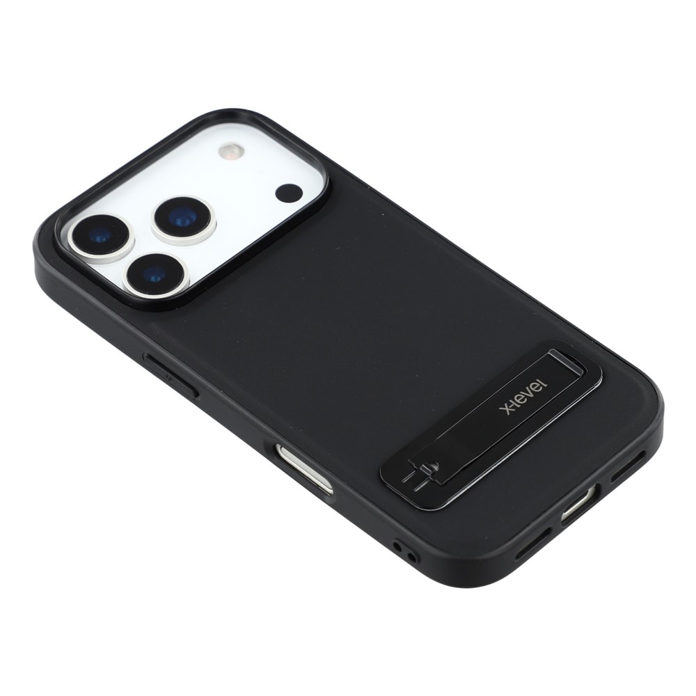 iPhone 17 Pro - X-LEVEL Leather Coated Black — estuche (foto 5 de 5)