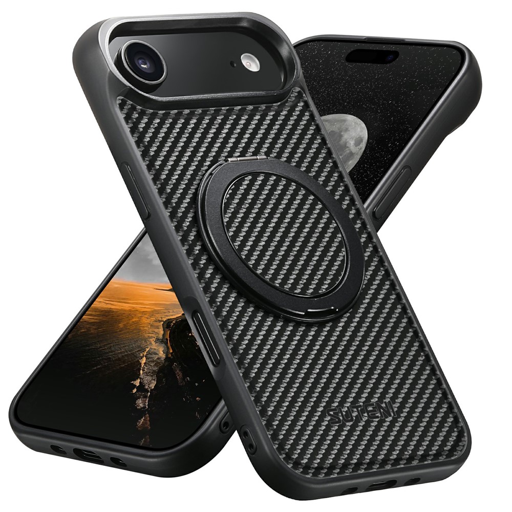 iPhone 17 Air - SUTENI G3 Carbon Fiber Black