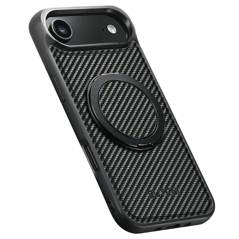 iPhone 17 Air - SUTENI G3 Carbon Fiber Black — estuche (foto 4 de 5)