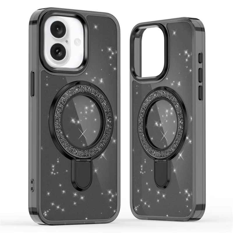 iPhone 17 - Kickstand Glitter Black