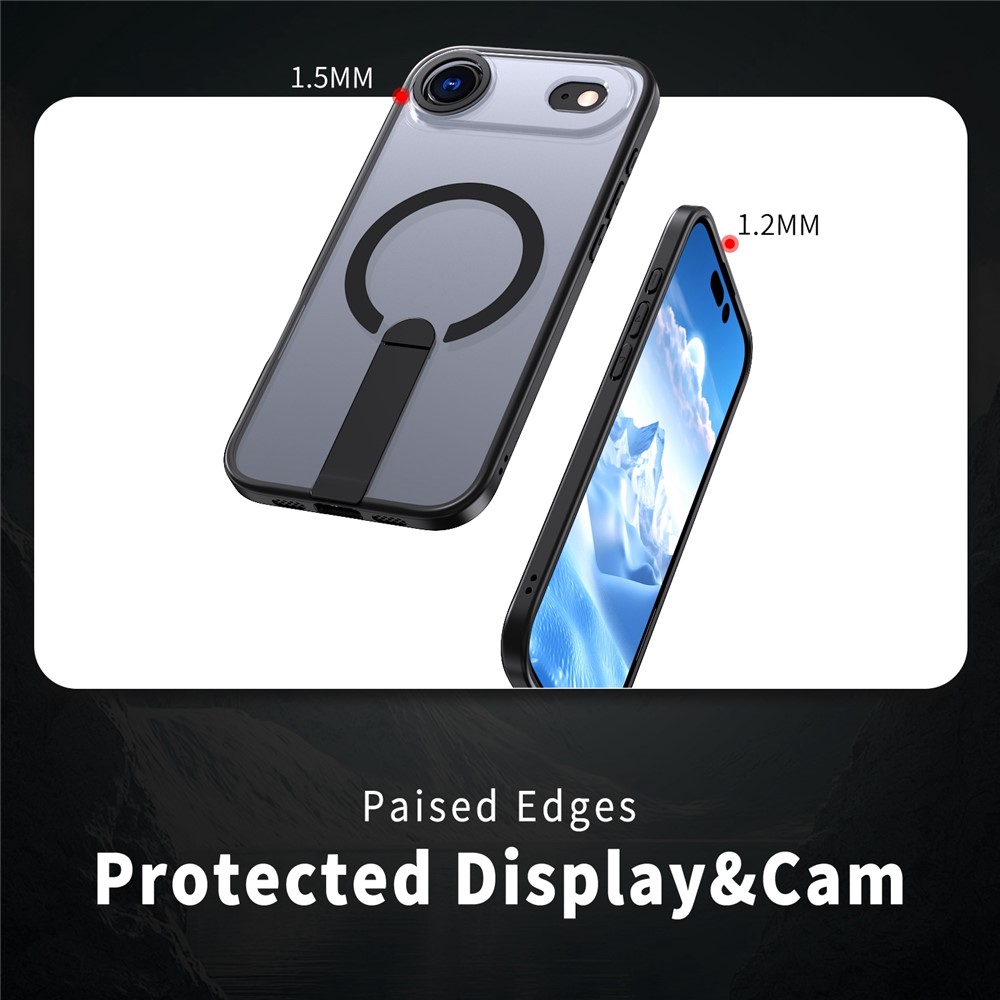 iPhone 17 Air - Acrylic Case With MagSafe Black — estuche (foto 4 de 5)