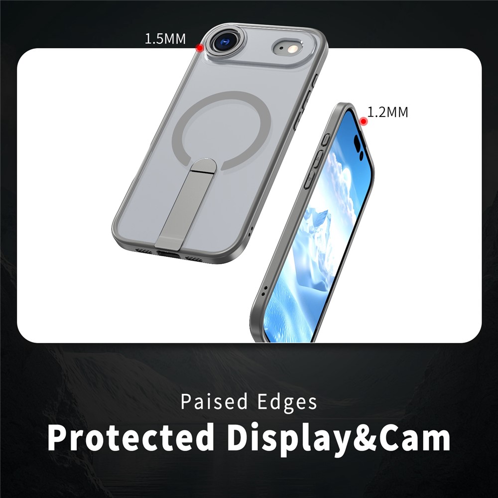 iPhone 17 Air - Acrylic Case With MagSafe Titanium — estuche (foto 4 de 5)