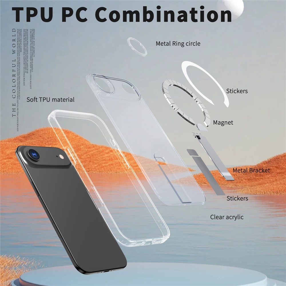iPhone 17 Air - Acrylic Case With MagSafe Transparent — estuche (foto 5 de 5)