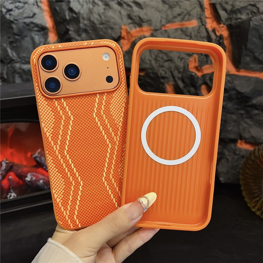 iPhone 17 Pro - Orange Synthetic Fiber Milky Way — estuche (foto 5 de 5)
