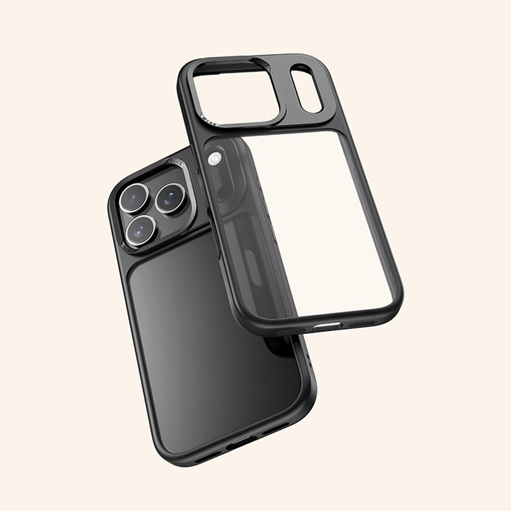 iPhone 17 Pro Max - ROCK TPU Shockproof Grey — estuche (foto 4 de 5)