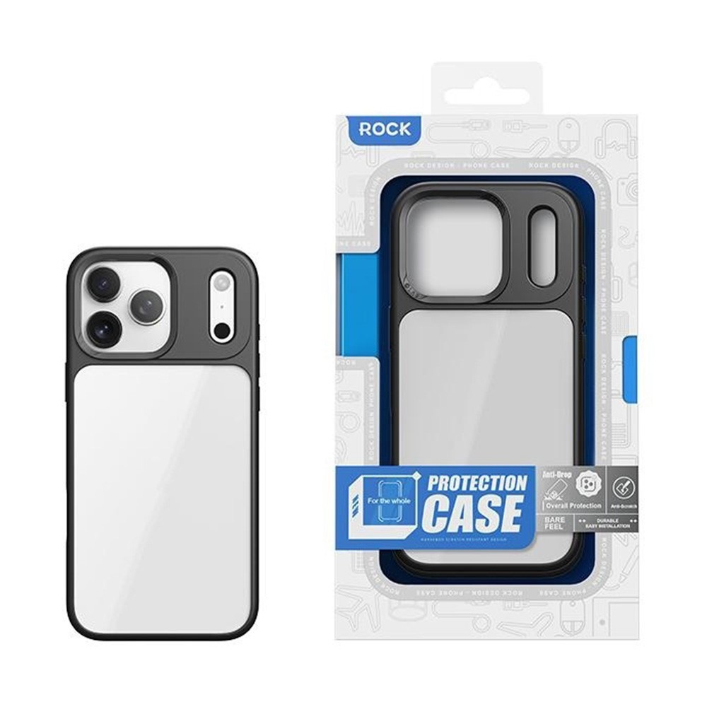 iPhone 17 Pro - ROCK TPU Shockproof Grey — estuche (foto 5 de 5)