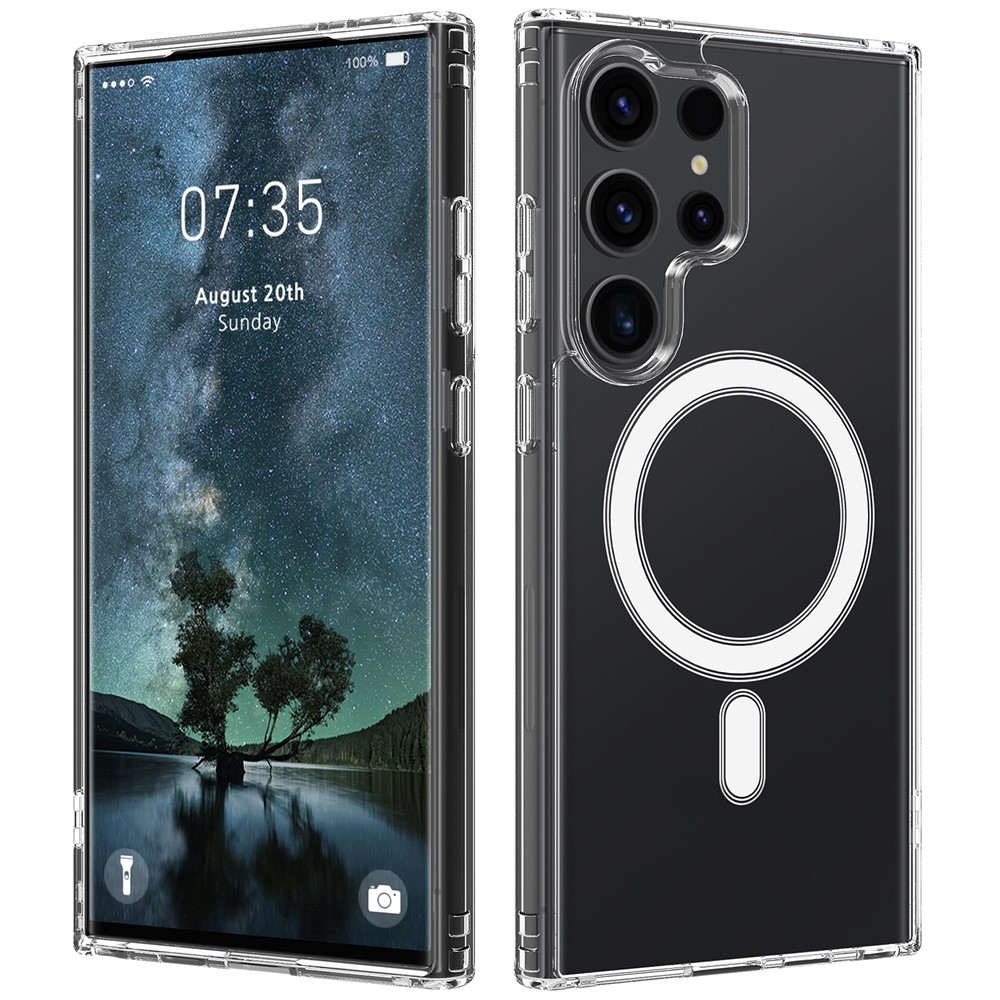 Samsung Galaxy S24 Ultra - Hard Case With MagSafe Transparent — estuche