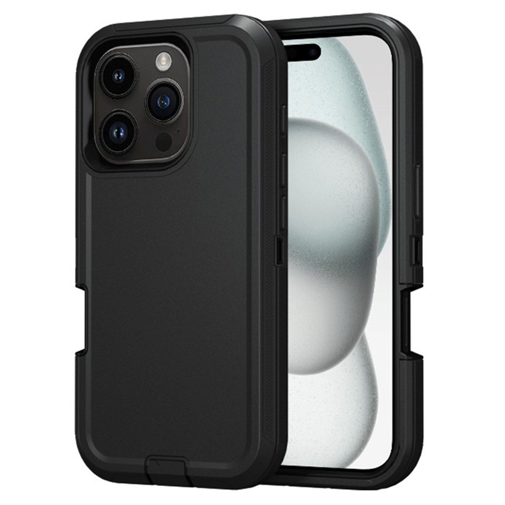 iPhone 16 Pro - Heavy Duty Black — estuche