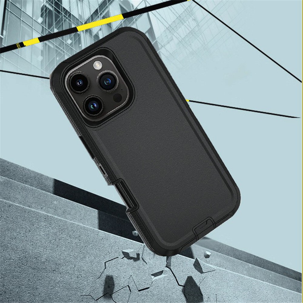 iPhone 16 Pro - Heavy Duty Black — estuche (foto 2 de 5)