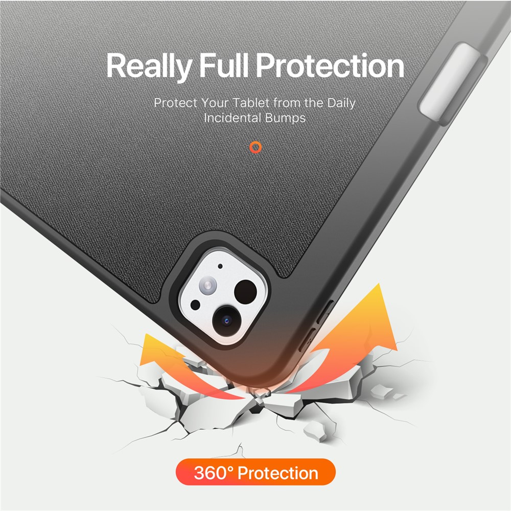 iPad Pro 11 2024 - DUX DUCIS Domo Series Black — estuche (foto 3 de 5)