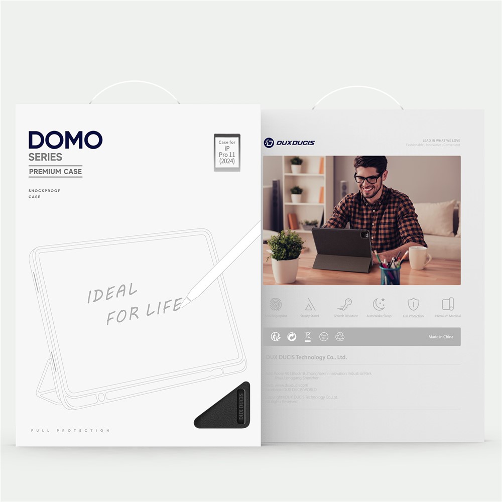 iPad Pro 11 2024 - DUX DUCIS Domo Series Black — estuche (foto 5 de 5)