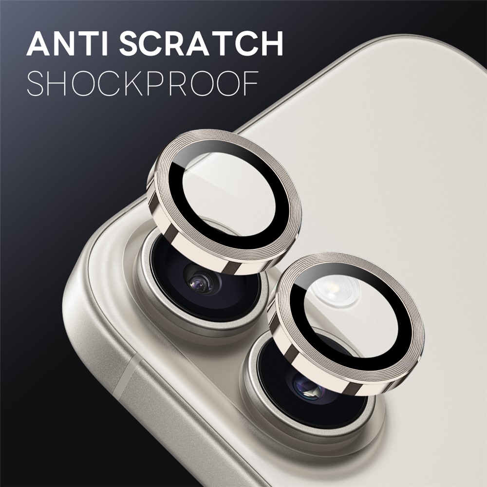 iPhone 17 - NORTHJO Camera Lens Glass Protector Grey — vidrio templado protector de pantalla (foto 2 de 5)