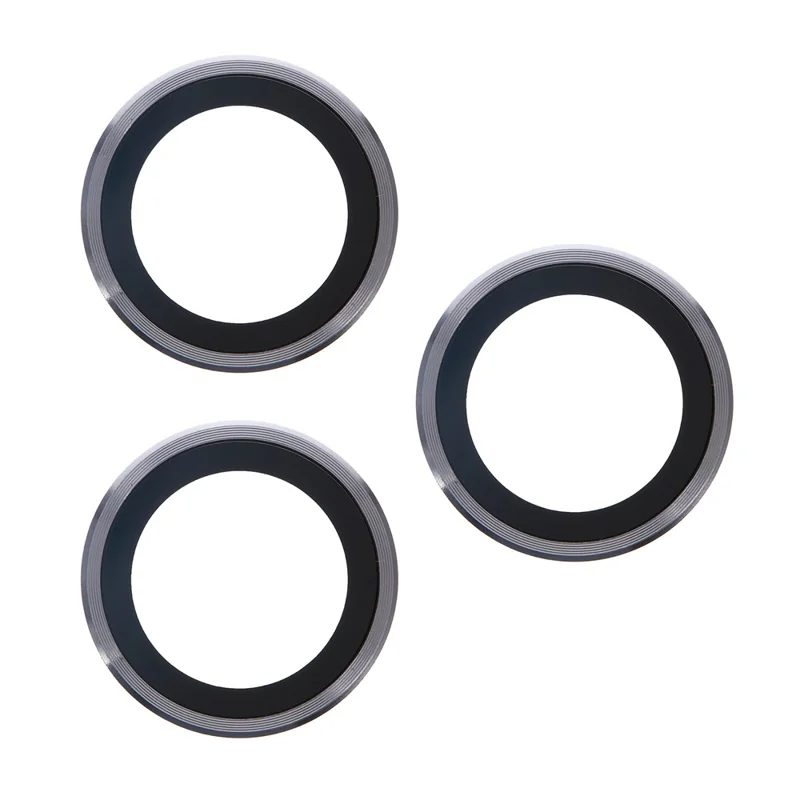 iPhone 17 Pro/17 Pro Max - Camera Lens Glass Protector Titanium Grey — vidrio templado protector de pantalla (foto 2 de 5)