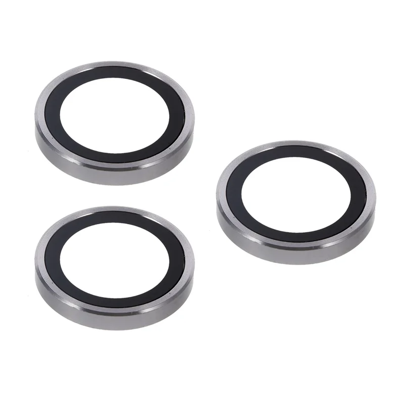 iPhone 17 Pro/17 Pro Max - Camera Lens Glass Protector Titanium Grey — vidrio templado protector de pantalla (foto 3 de 5)
