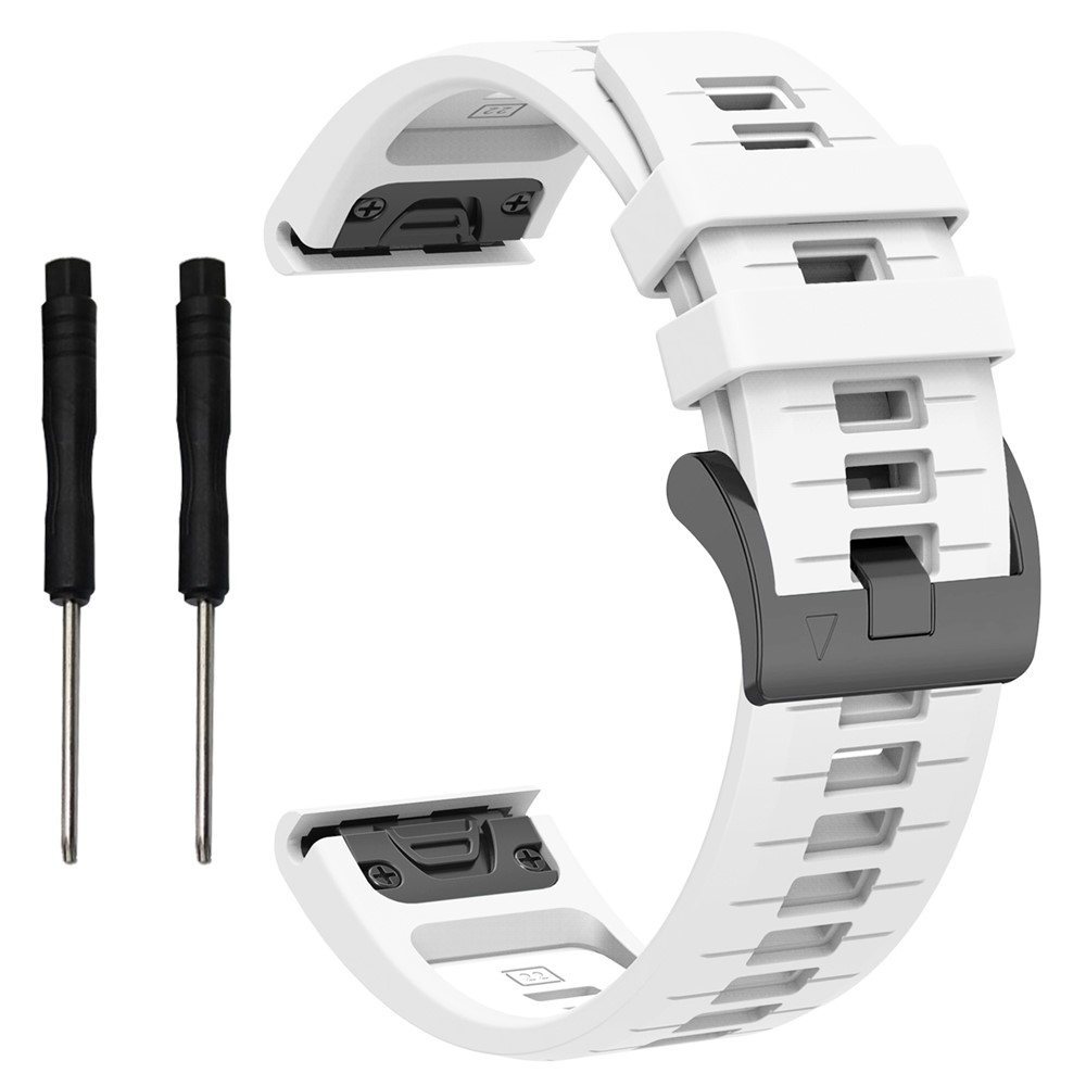 Garmin - Fenix 8 51mm Quick Silicone Stap White